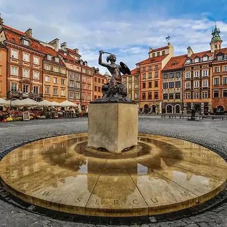 Ferienwohnung Papaya Warsaw Old Town - Vibrant Cultural Center Exterior foto